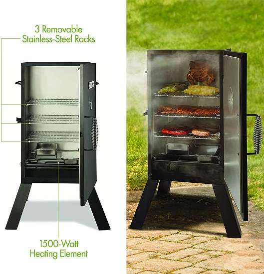 Key features of Cuisinart COS-330 Electric Smoker