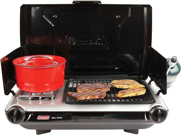 Coleman 2 Burner Grill Stove Combo