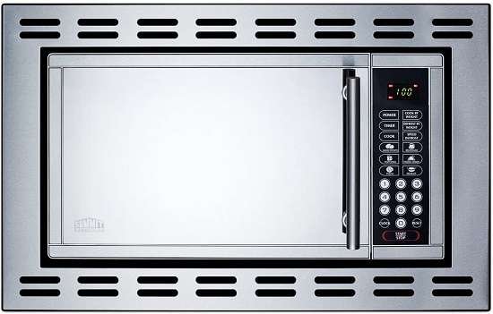 Summit OTR24 24 Inch Stainless Steel Microwave Oven