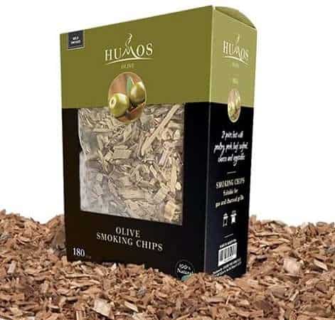 Best Wood For Smoking Brisket - HUMOS Olive Flavored Wood Chips