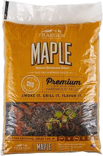 Traeger Grills PEL6 Maple Wood Pellets