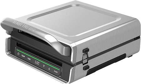 Best Smokeless Indoor Grills - George Foreman GRS6090B-1 Contact Smokeless Grill