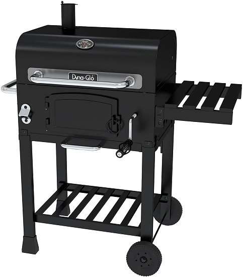 Compare Nexgrill cart-style charcoal grill Vs Dyna-Glo DGD381BNC-D