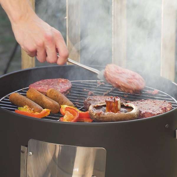 Realcook Vertical 17 Inch Steel Charcoal Smoker Review