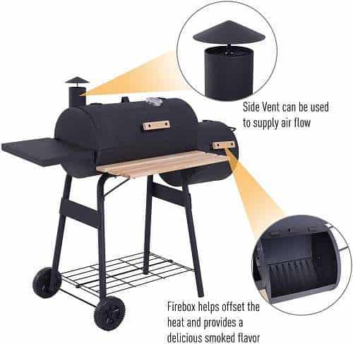 What Users Saying about Outsunny 48’’ Charcoal Grill?