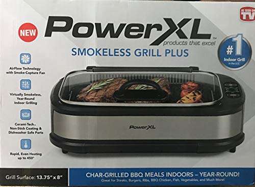 Power XL Smokeless Grill Plus