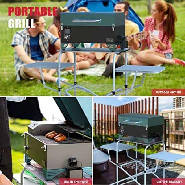 Key Features Of Asmoke portable grill