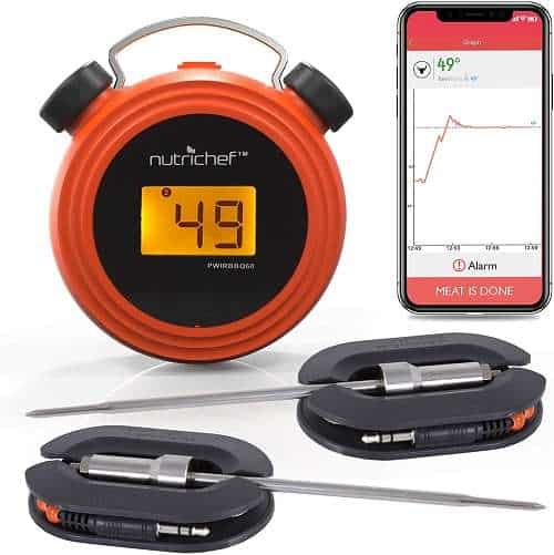 Smart Bluetooth BBQ Grill Thermometer PWIRBBQ60