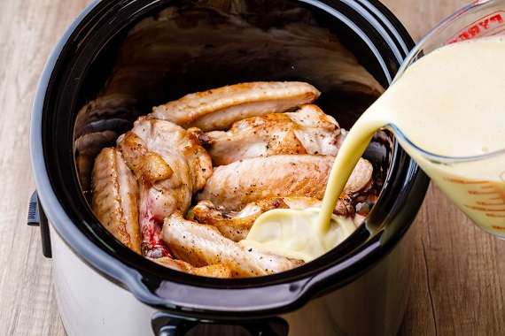 Crock Pot Hot Turkey Wings Recipe