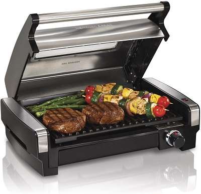 best indoor grill for steaks - Hamilton Beach 25361 Electric Indoor Searing Grill