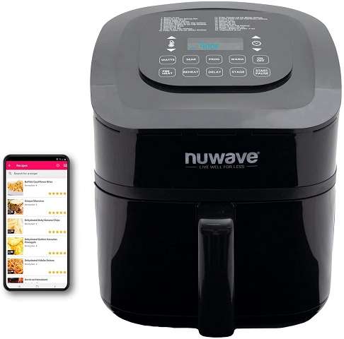 Best Air Fryer Under $200 - NuWAVE BRIO 7.25-Quart Digital Air Fryer