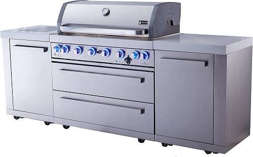 Mont Alpi 805 Deluxe Island Grill : Get Ready to Grill Like a Pro